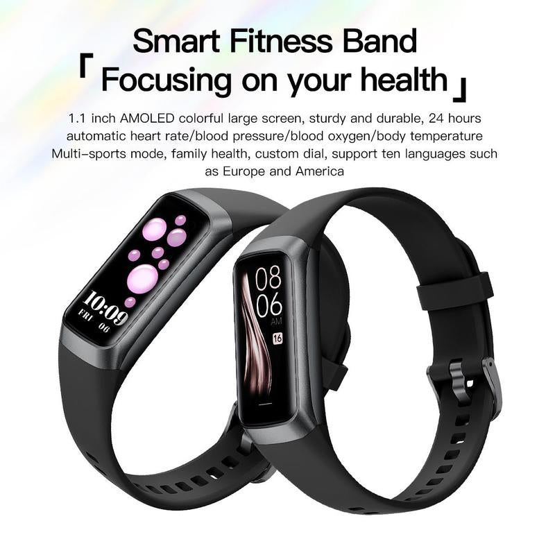 Fitness Tracker with Step Counter/Calories/Stopwatch, Activity Tracker Sleep Tracker, Touch Color Screen Fashion Digital Clock Bracelet Pedometer Watch for Women Men, National Day Offers
