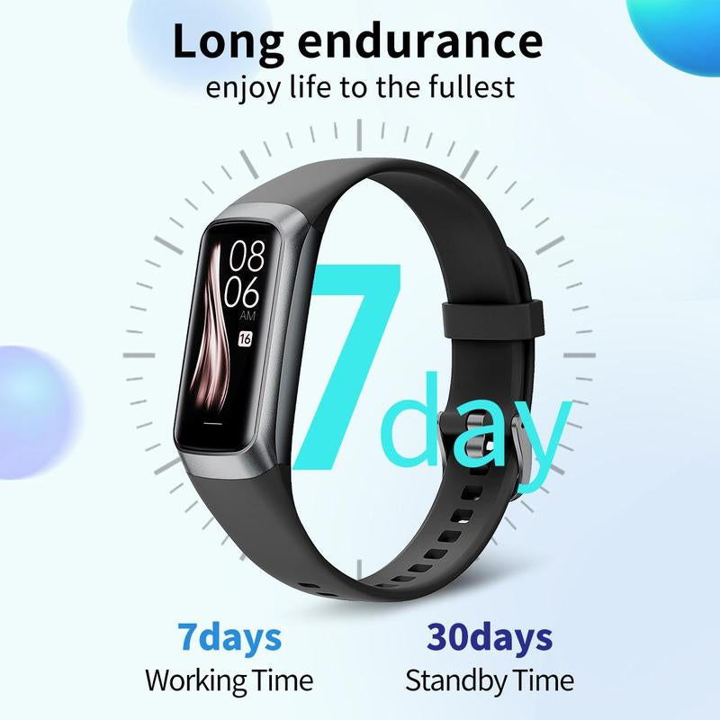Fitness Tracker with Step Counter/Calories/Stopwatch, Activity Tracker Sleep Tracker, Touch Color Screen Fashion Digital Clock Bracelet Pedometer Watch for Women Men, National Day Offers