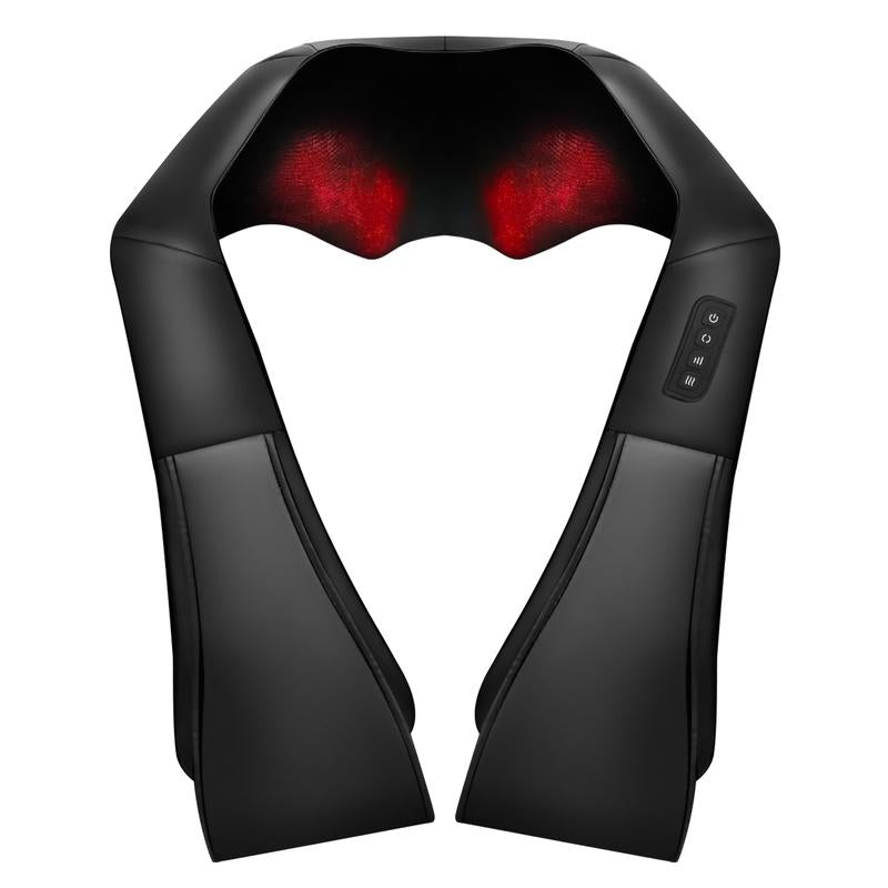 Shiatsu Neck and Back Massager with Soothing Heat, Masgre Electric Deep Tissue 3D Kneading Massage Pillow for Shoulder, Leg, Body Muscle Pain Relief, Home, Office, and Car Use